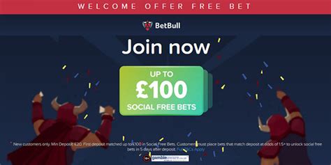 BetBull £100 Social Free Bets .